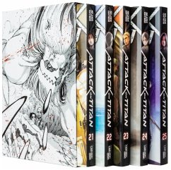 Attack on Titan, Bände 21-25 im Sammelschuber mit Extra von Carlsen / Carlsen Manga